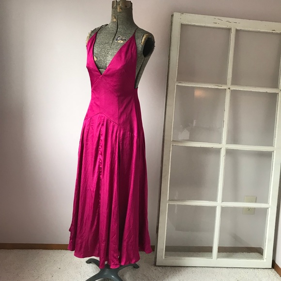 magenta dress asos